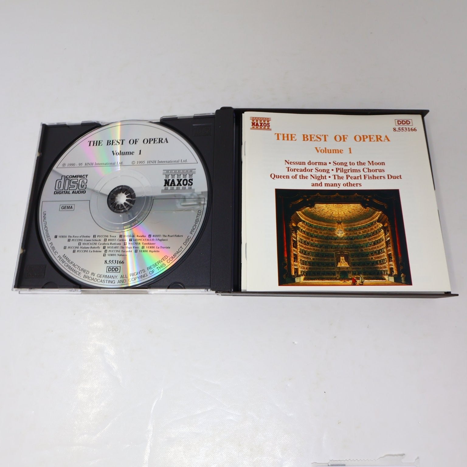 Naxos Collection The World of Opera CD 1996 3 Disc Set Classical Verdi/Puccini
