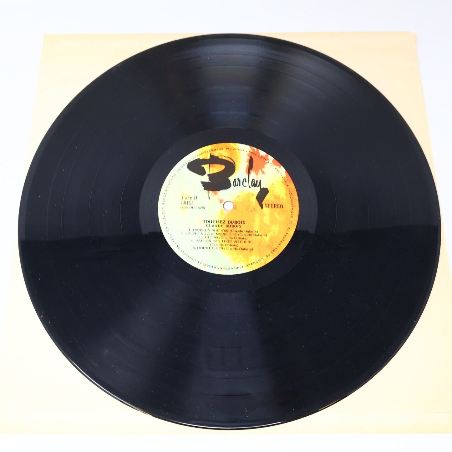 Claude Dubois Lot 3 Disques LP Record Touchez du Bois/Éponyme Québécois 1970s