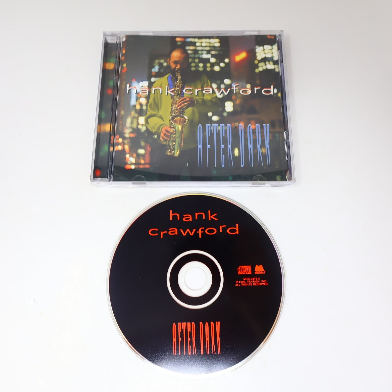 After Dark CD Hank Crawford Milestone 1998 Jazz Funk Soul MCD-9279-2 90s