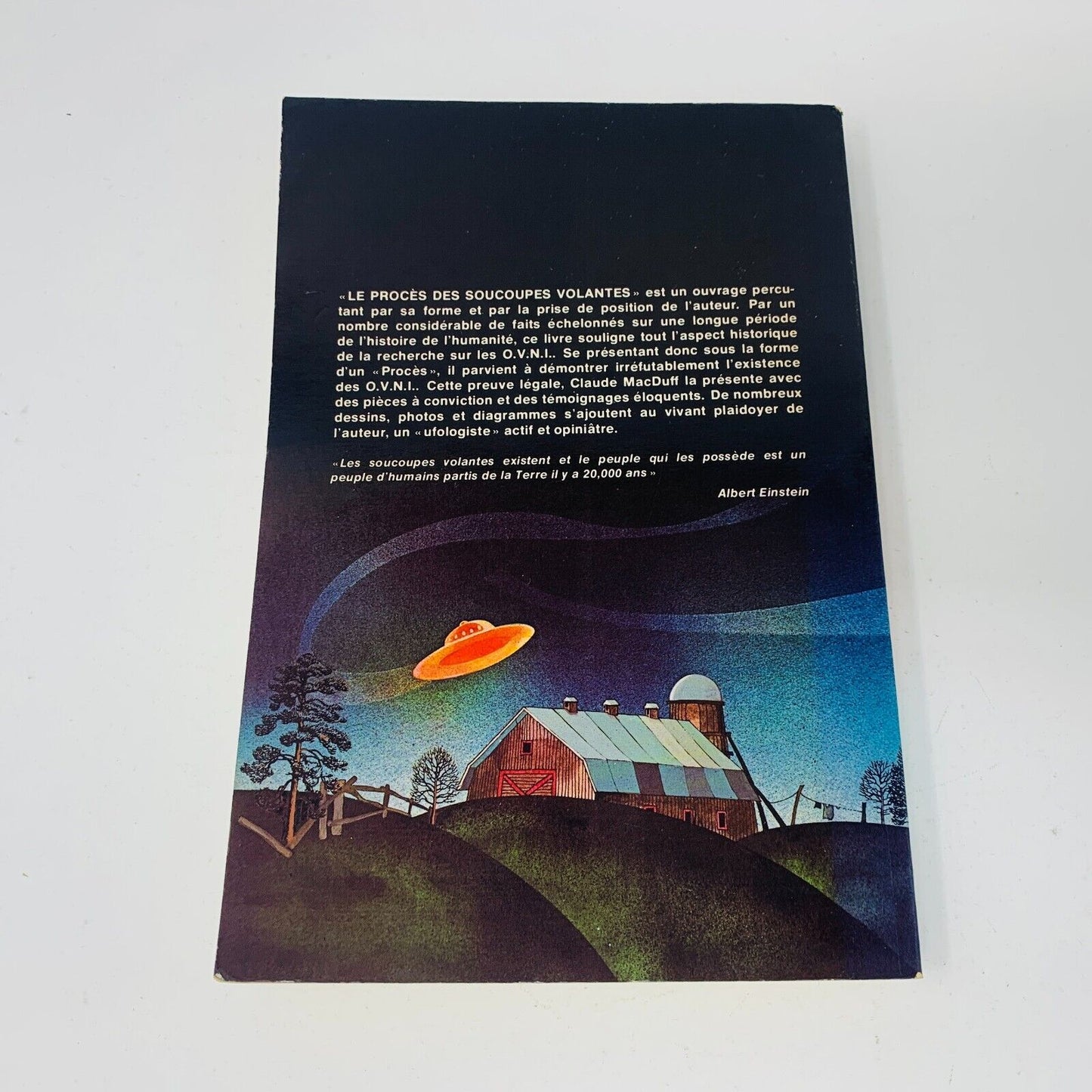 1976 Le Procès des Soucoupes Volantes de Claude Mac Duff Ovnis Extra-Terrestres