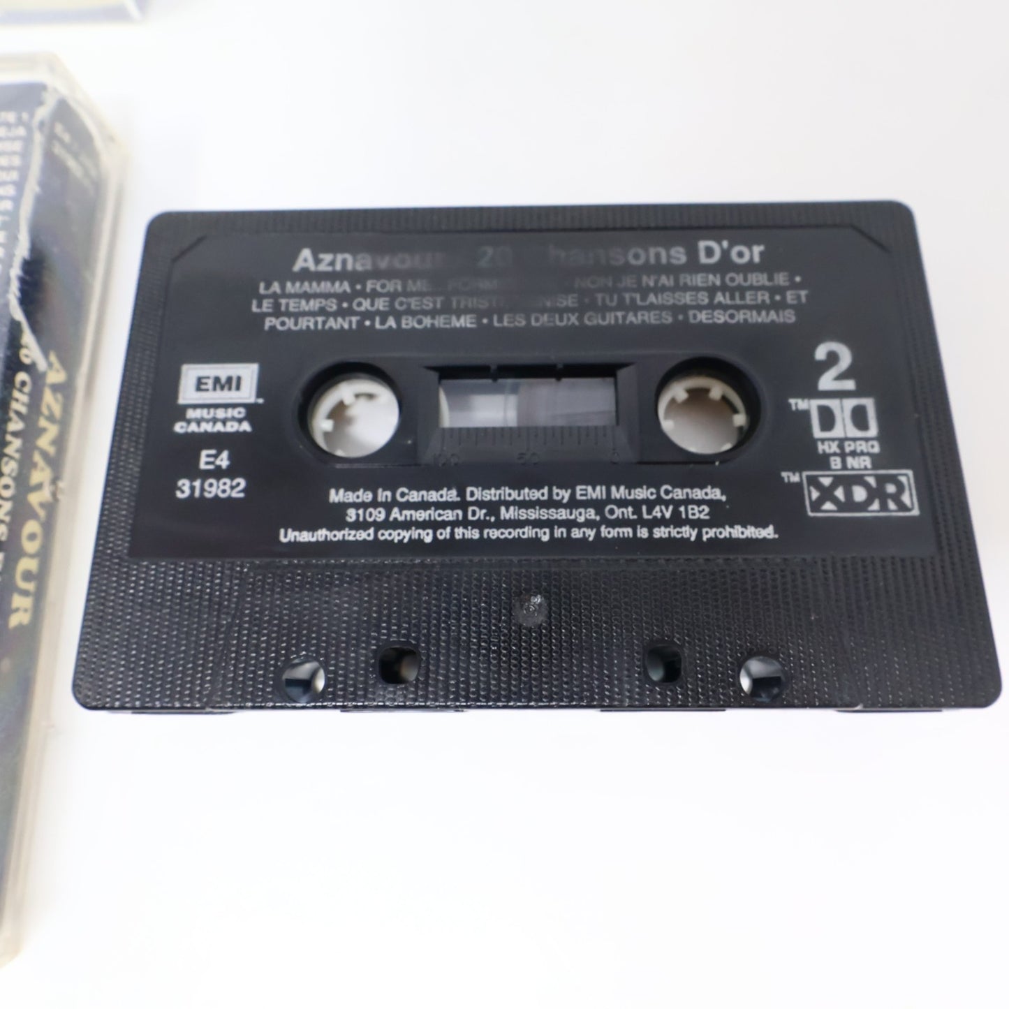 Aznavour Lot 6 Cassettes Plus Bleu/Toi et Moi/Chansons d'Or/Palais des congrès