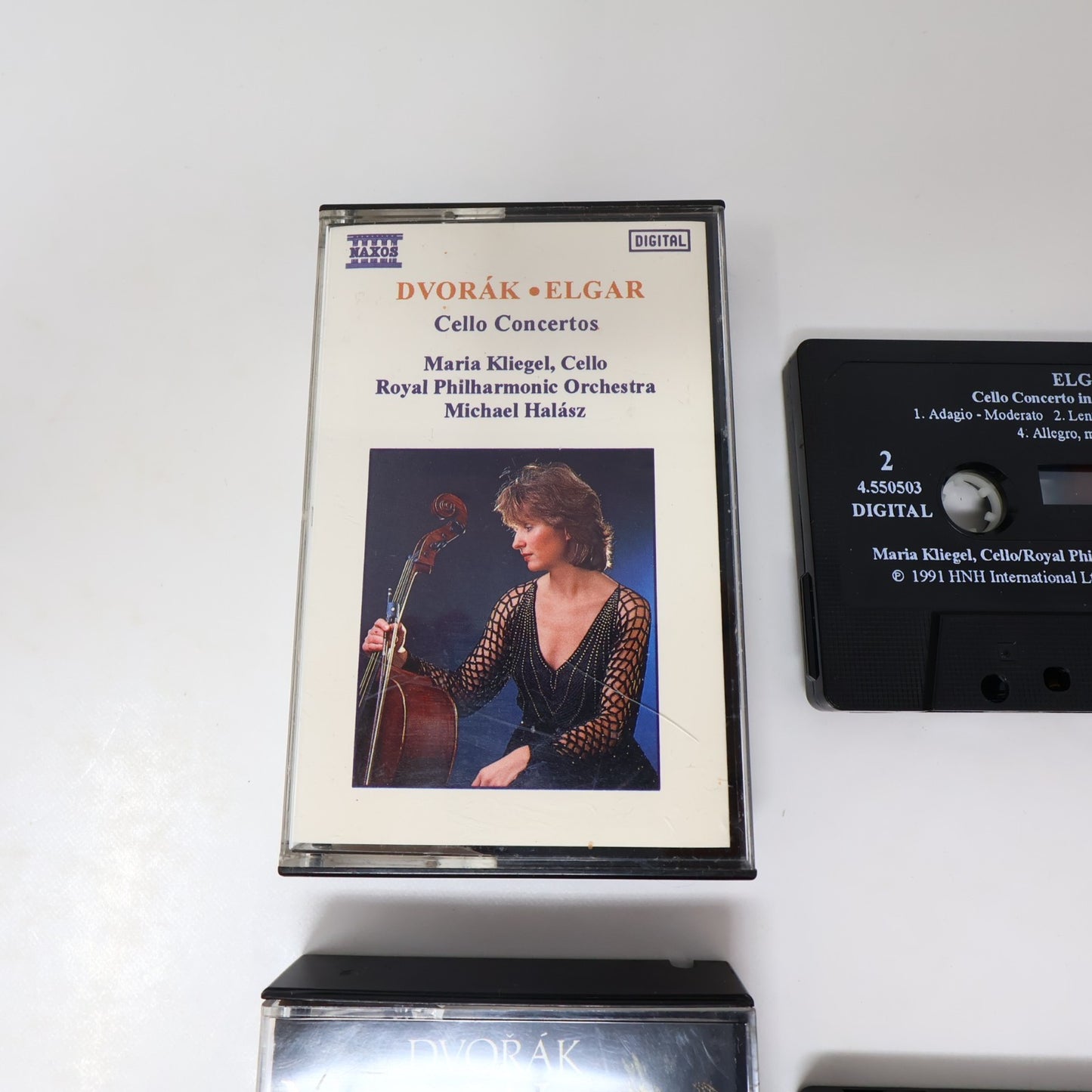 Dvorak 4 Cassettes Lot String Sextet/Symphony #7/Cello Concertos/New World
