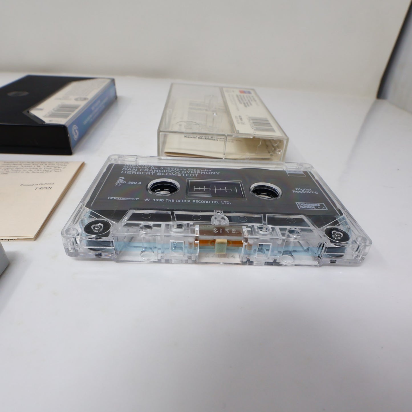 Carl Nielsen 3 Cassettes Lot Symphonies #1-3 Esa-Pekka Salonen/Herbert Blomstedt