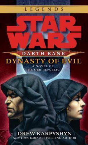 Darth Bane #2-3 Star Wars Drew Karpyshyn Dynasty of Evil Rule of Two Lot 2 Books