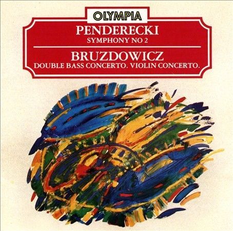 Penderecki #2 "Christmas Symphony"/ Bruzdowicz Double Bass Concerto CD Kaspszyk