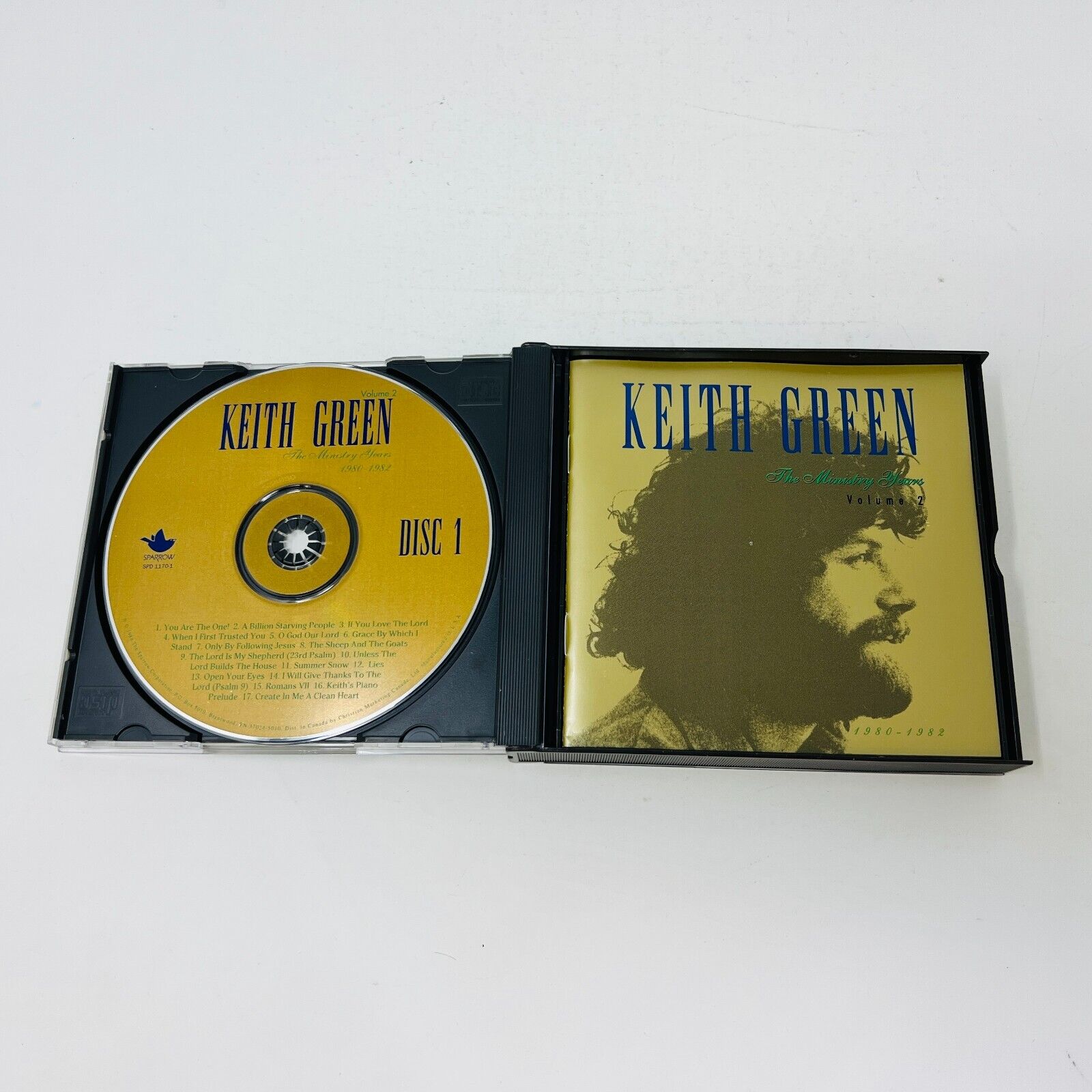 1988 Keith Green The Ministry Years Volume 2 1980-1982 Music 2 CD Tested Sparrow