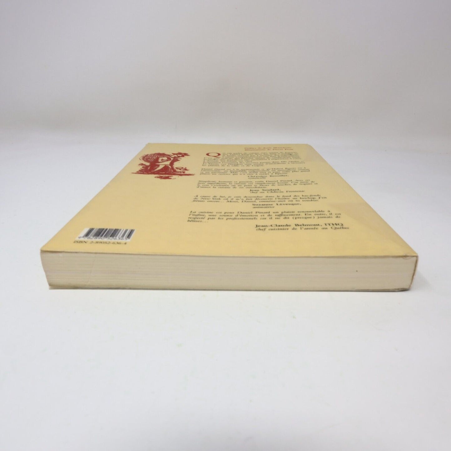 1994 Pinardises Recettes et Propos Culinaires Cuisine Québec de Daniel Pinard PB