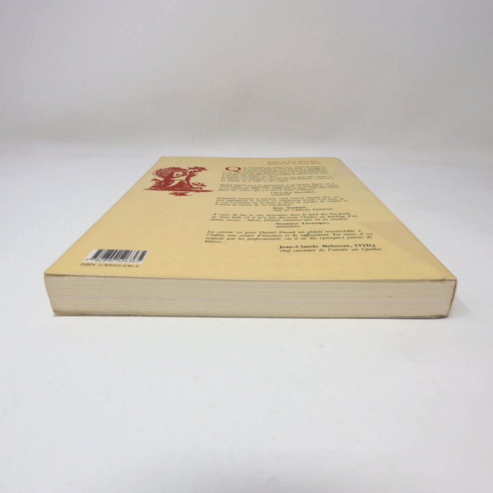 1994 Pinardises Recettes et Propos Culinaires Cuisine Québec de Daniel Pinard PB