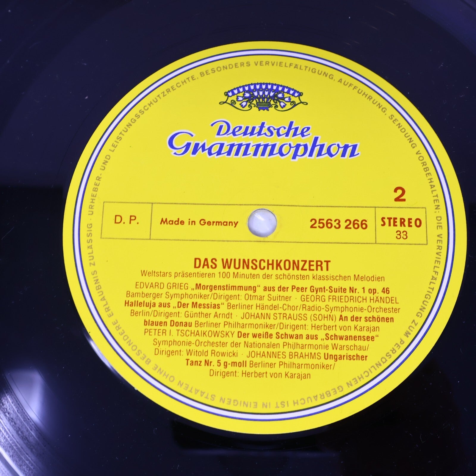 The Super Concert Karajan Berliner Böhm Kubelik Fricsay 2x LP Record 2721 073