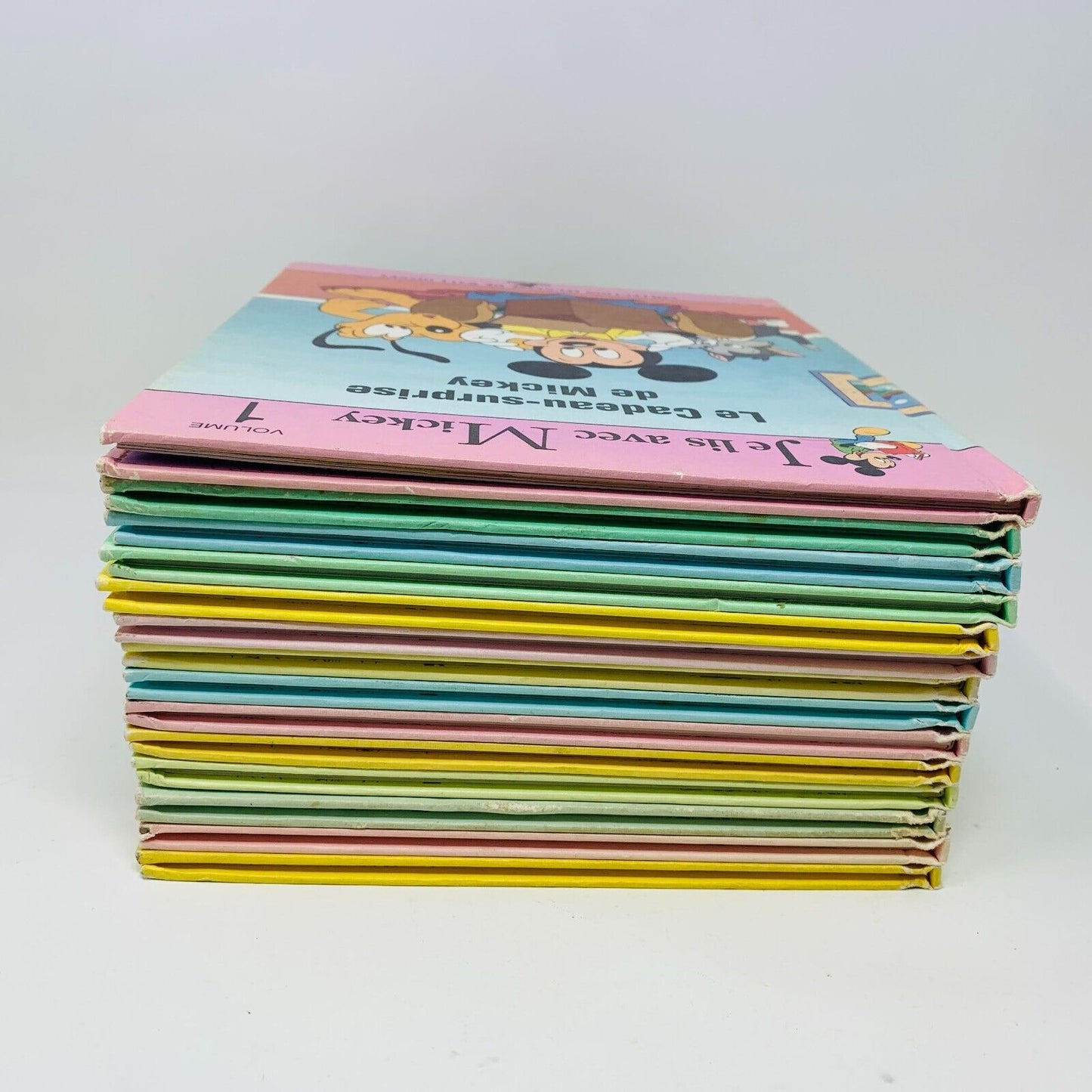 Je Lis avec Mickey Lot de 14 Livres Disney Enfants Français Children French 90s