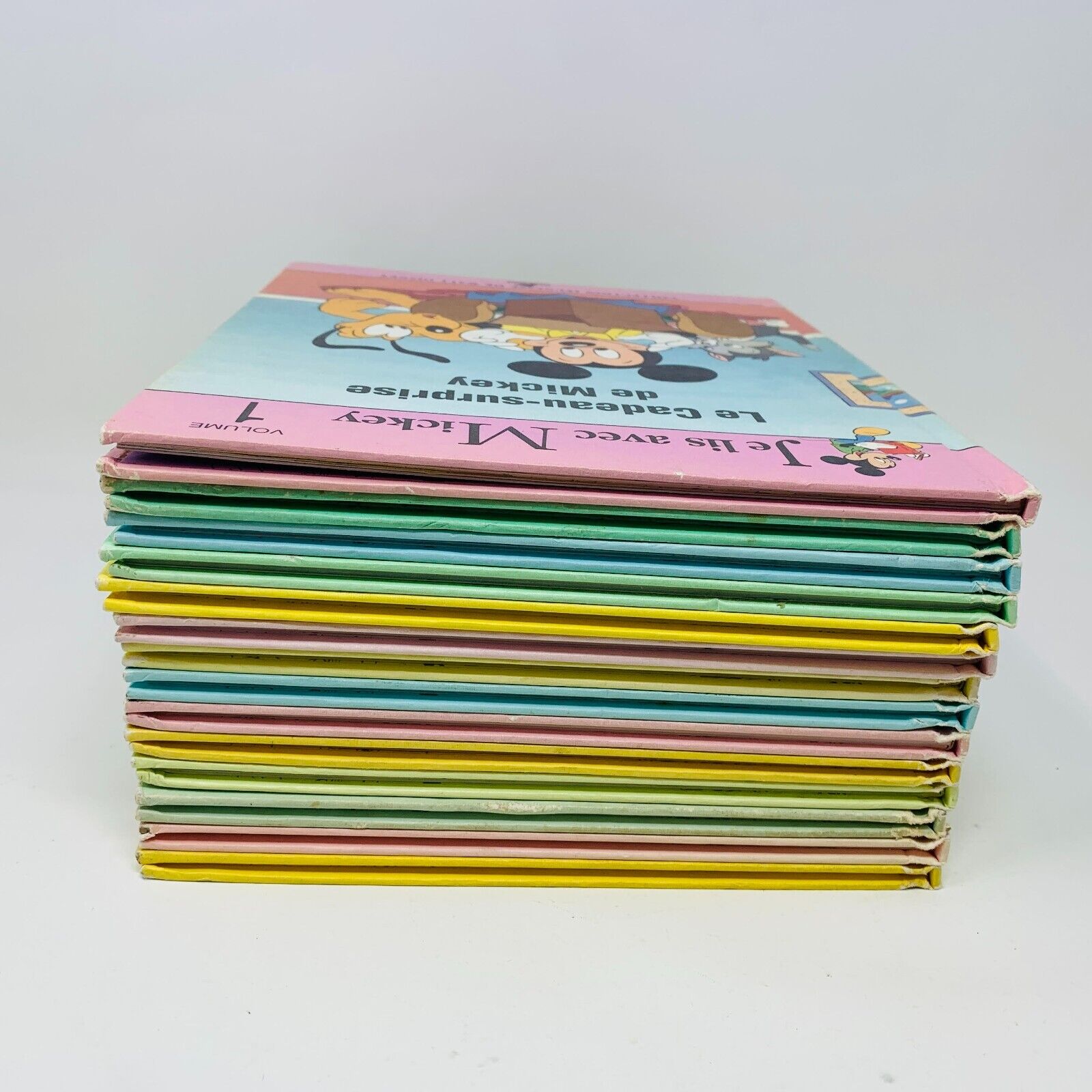 Je Lis avec Mickey Lot de 14 Livres Disney Enfants Français Children French 90s