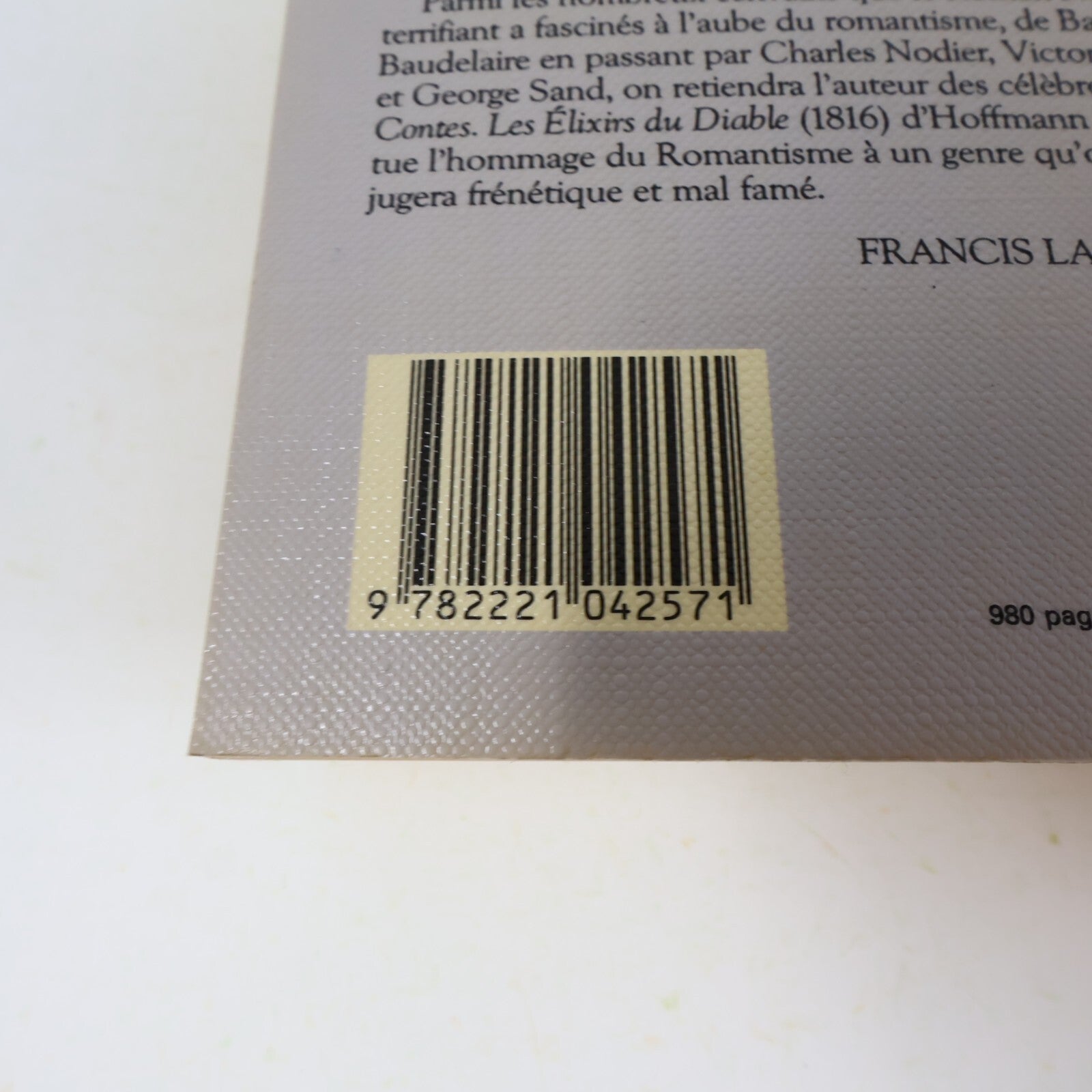 Romans Terrifiants Bouquins Le Château d'Otrante Le Moine 1984 Robert Laffont PB