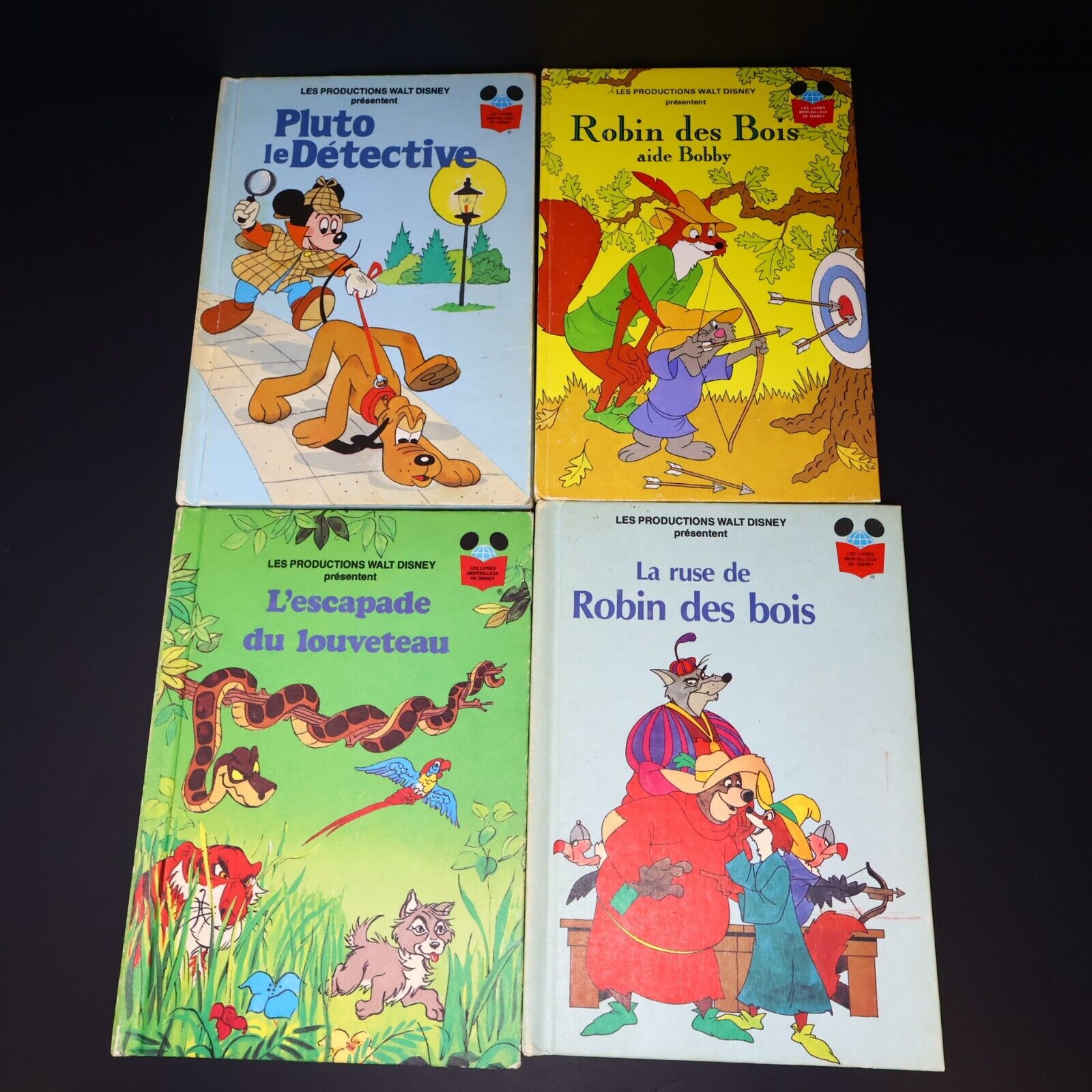 50x Livres Merveilleux de Disney Donald Mickey 70-80s Livre Loisirs Lot Français