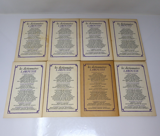 Classiques Larousse Lot 8 Livres Molière/Corneille/Bossuet/Musset/Chateaubriand