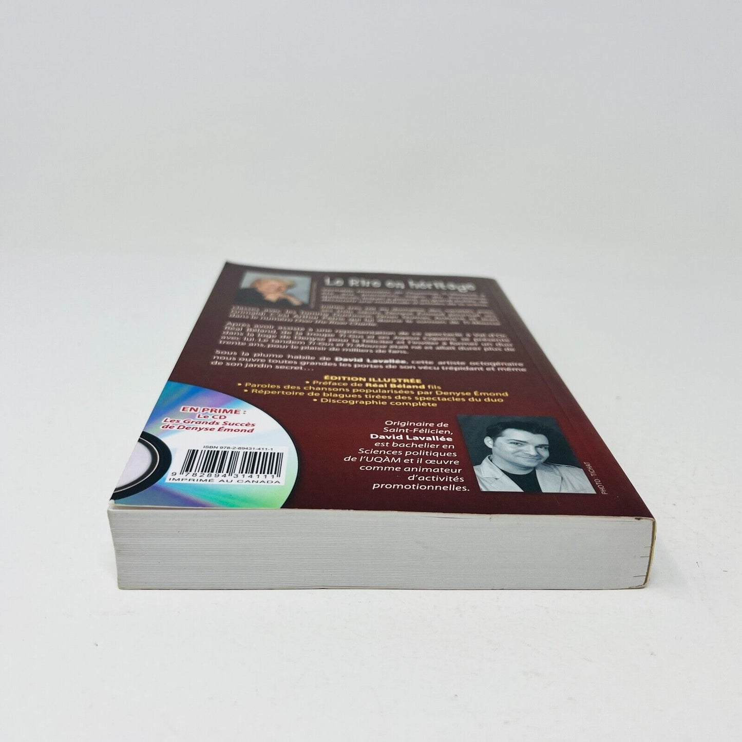 2009 Denyse Émond Ti-Mousse Biographie de David Lavallée JCL Préface Réal Béland