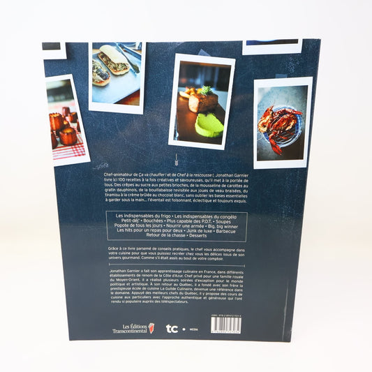 Entre Nous Jonathan Garnier 2013 SIGNÉ Livre Cuisine Recettes Français Cookbook
