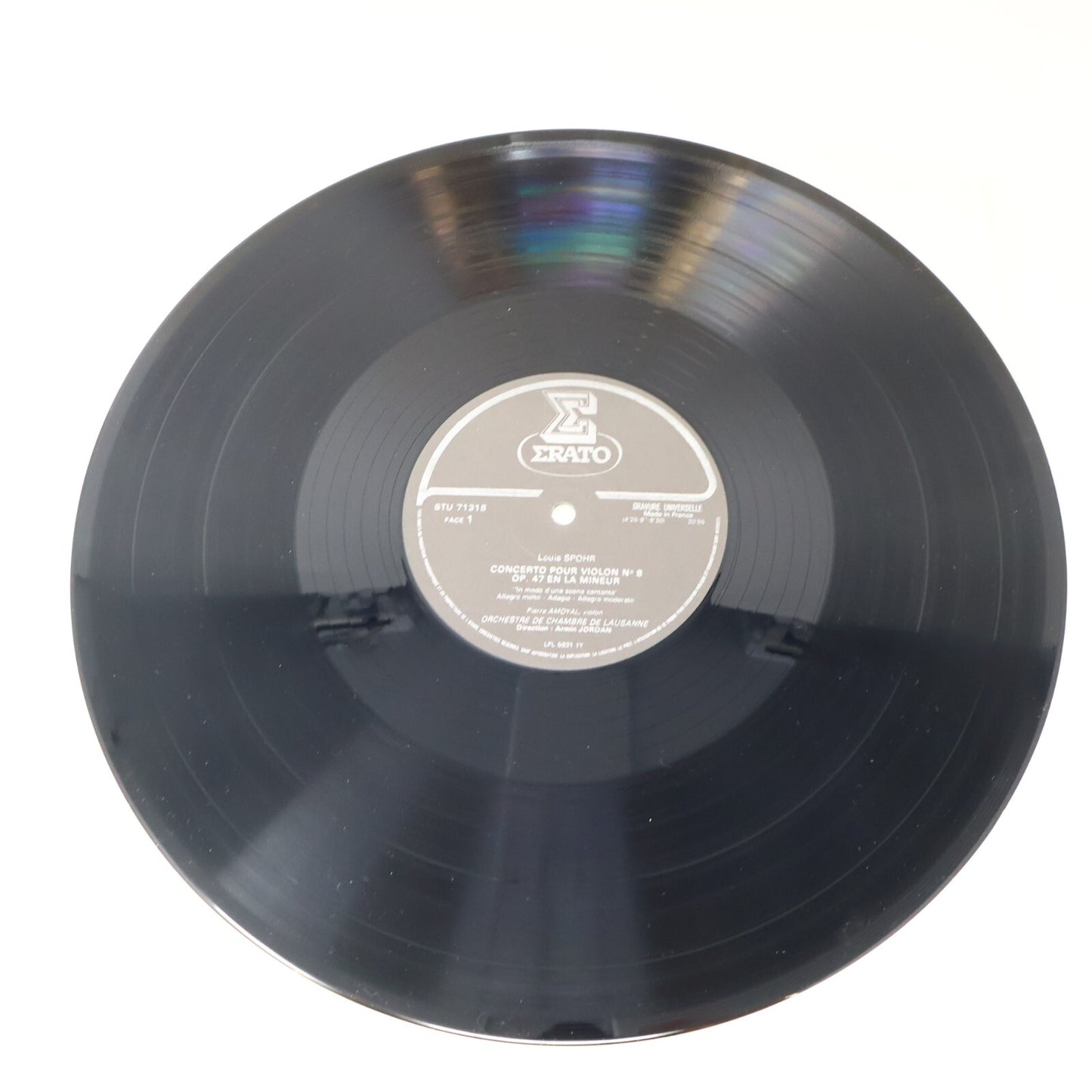 Spohr Pierre Amoyal Marielle Nordmann Concerto Violon Harpe #8 Record STU 71318