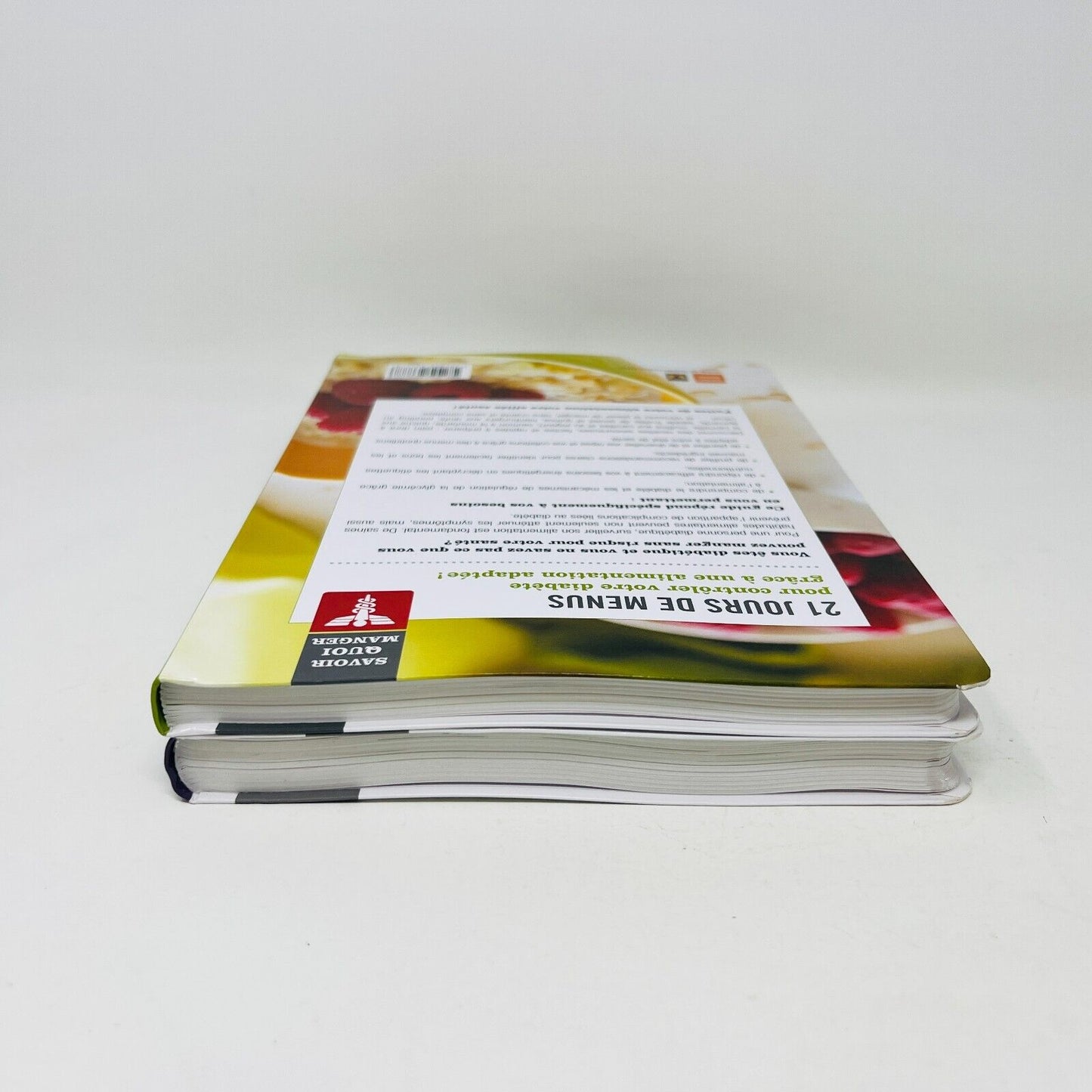 Lot de Livres Savoir Quoi Manger Maigrir/Diabète 21 Jours Menus Cuisine Recettes