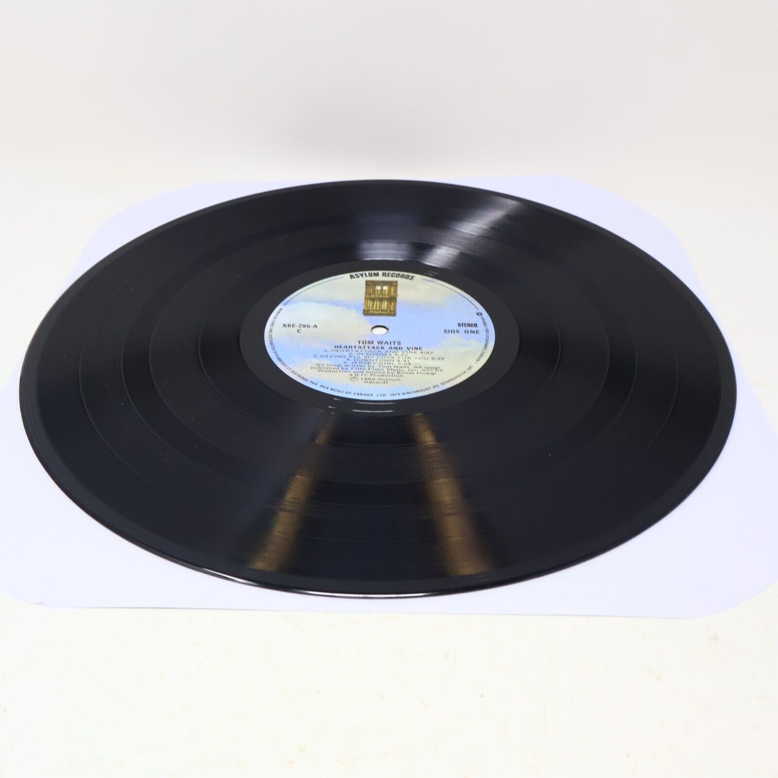 Tom Waits Heartattack And Vine LP Record Vinyl Asylum X6E-295 Canada 1980 Rock
