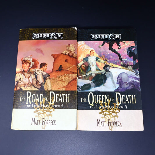 Lot 2 Books The Lost Mark #2-3 Eberron Matt Forbeck Fantasy WOC Paperback PB