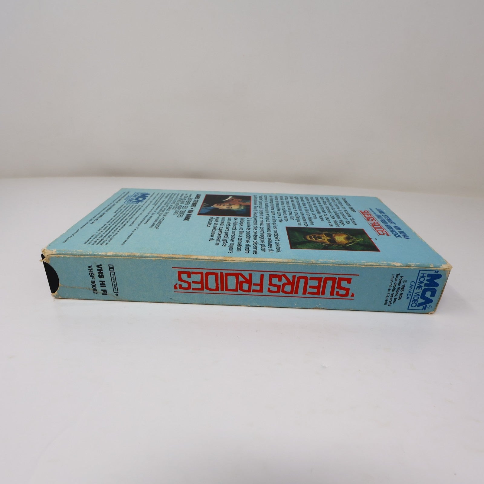 Sueurs Froides (Vertigo) VHS Français/French NTSC James Stewart Alfred Hitchcock