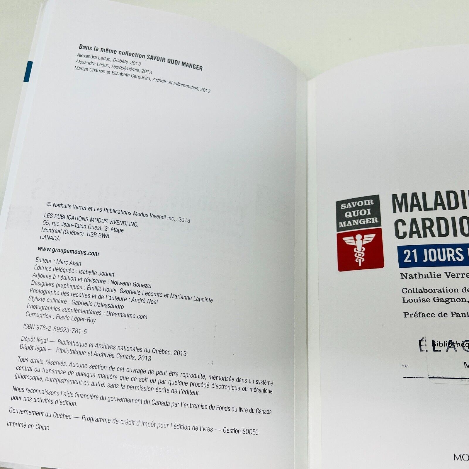 Maladies Cardiovasculaires 21 Jours de Menus de Nathalie Verret Recettes Cuisine