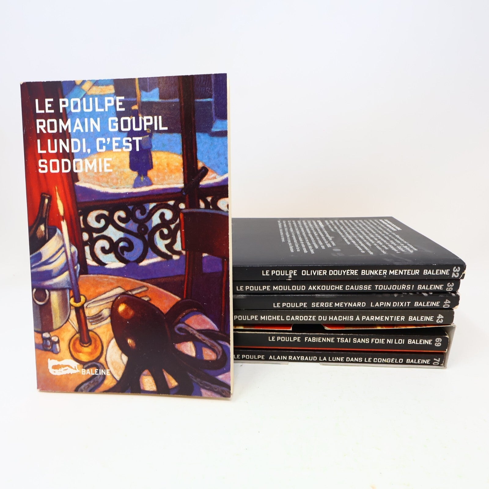 Le Poulpe Lot 7 Livres Crime et Mystère Policier Thriller Lundi C'est Sodomie PB