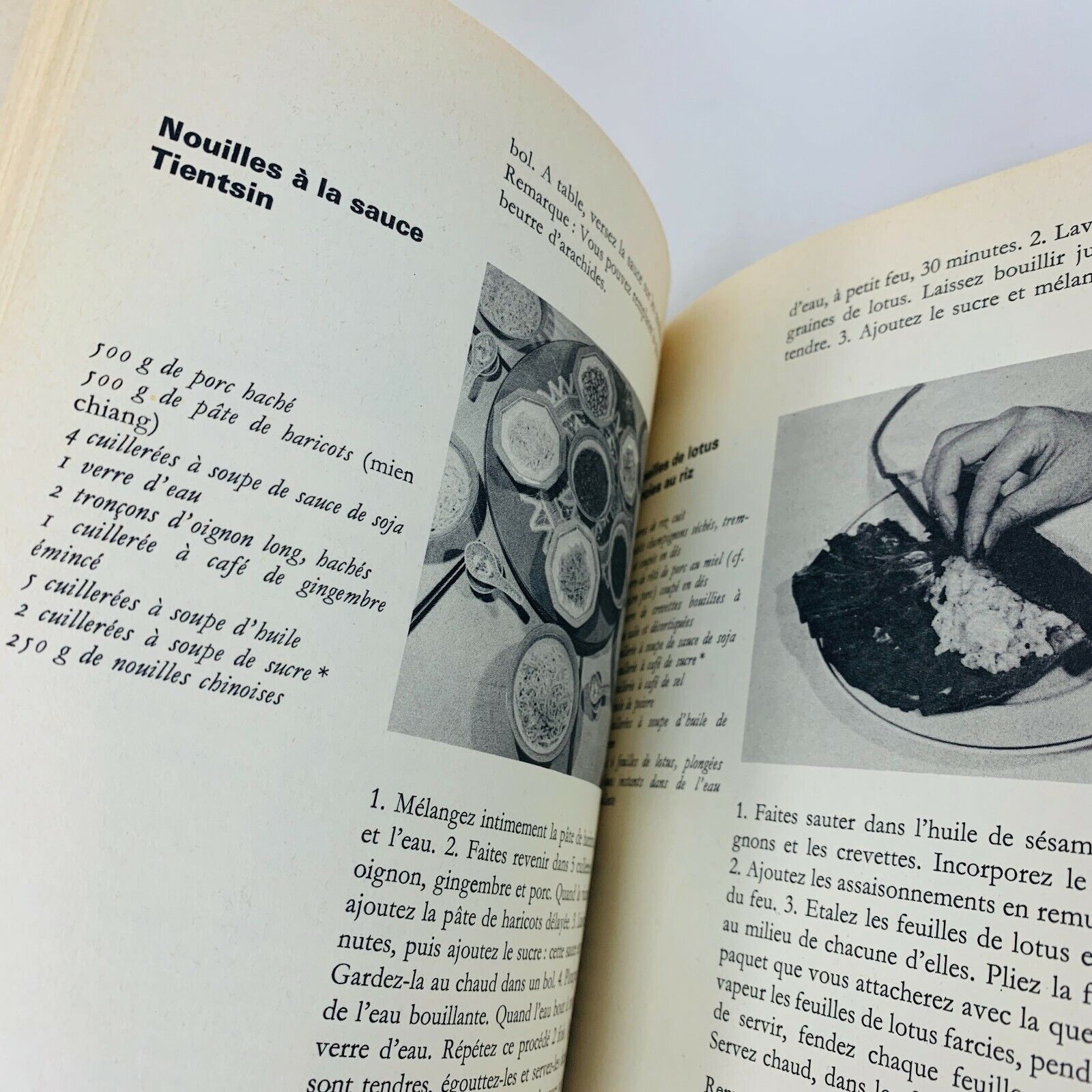 1966 Ma Cuisine Chinoise Madame Ma Office du Livre Recettes Français Cookbook