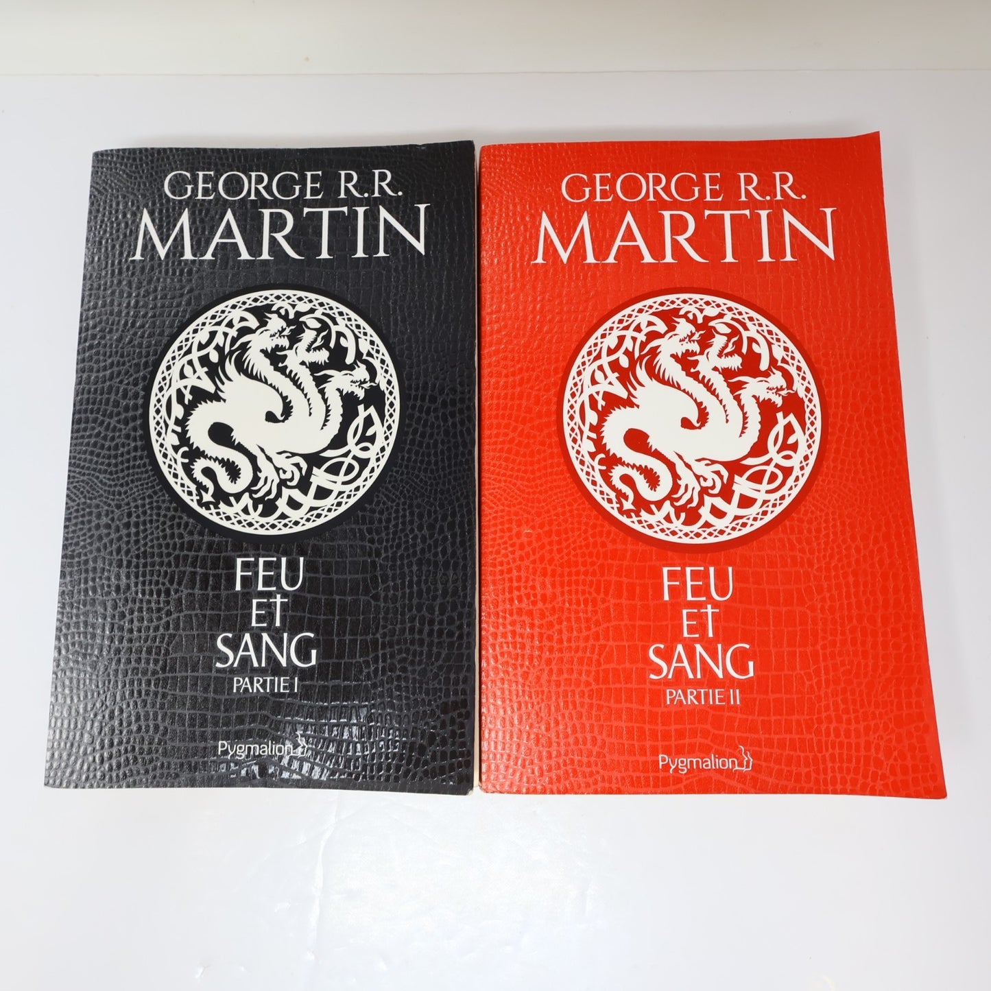 Feu et Sang #1-2 Le trône de fer Série Complète Lot 2 Livres George R. R. Martin
