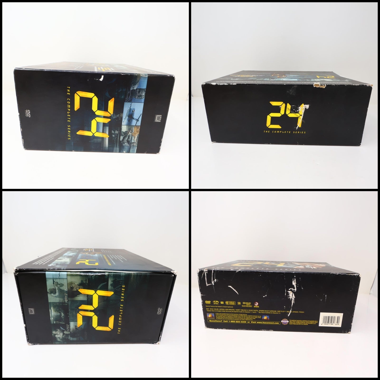 24 The Complete Series DVD Season 1-8 + Redemption + Bonus NTSC 56-Disc English