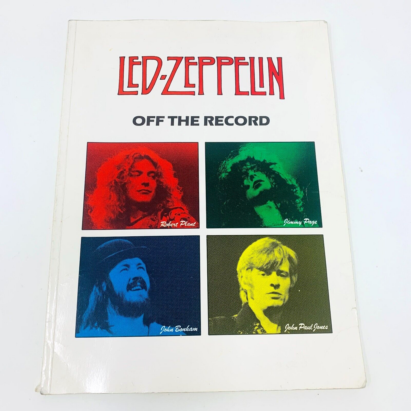 1988 Led Zeppelin Off The Record Songbook Sheet Music Jimmy Page Robert Plant