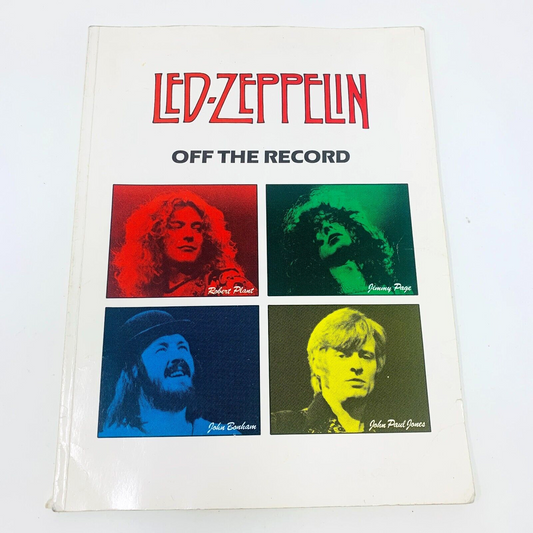 1988 Led Zeppelin Off The Record Songbook Sheet Music Jimmy Page Robert Plant