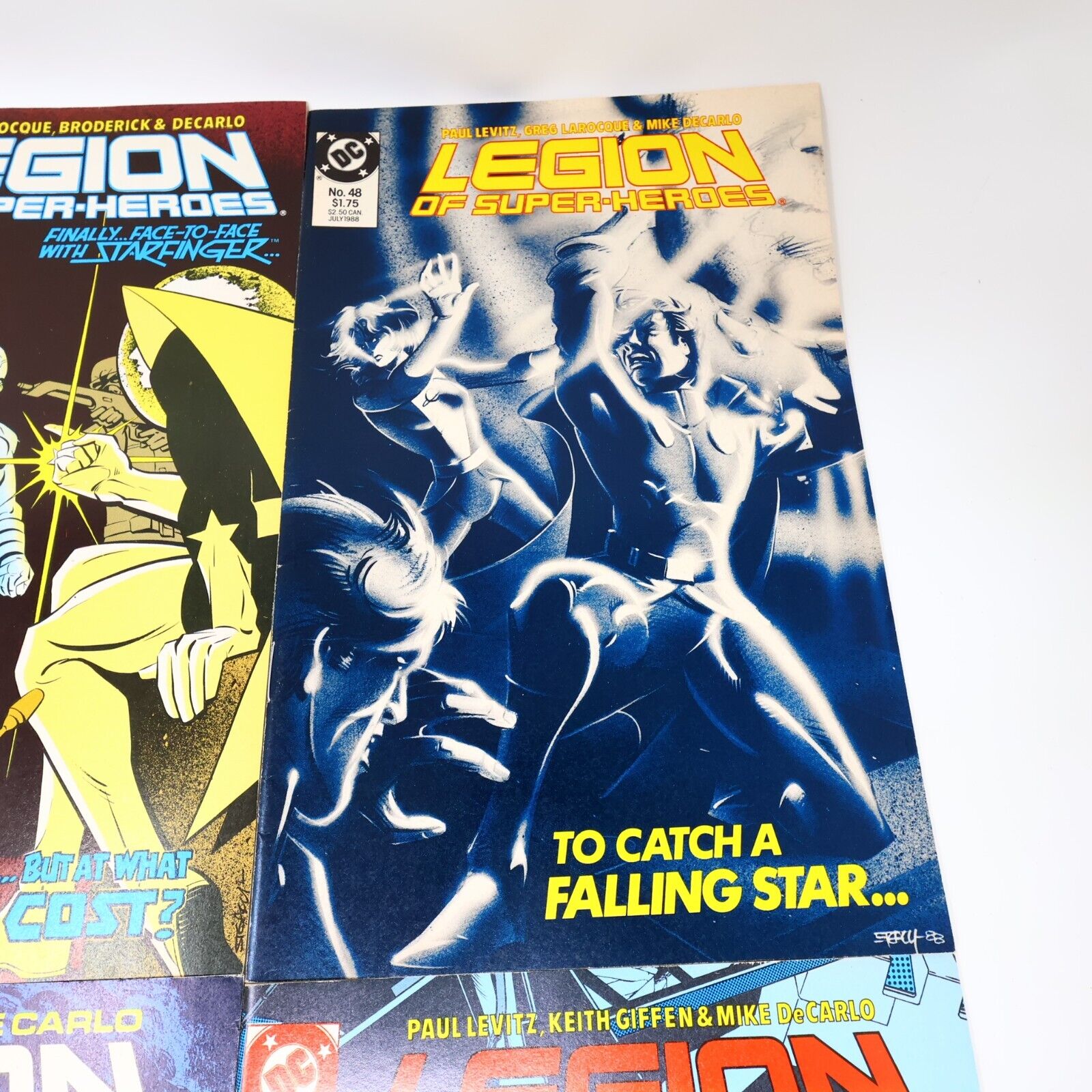 Lot 10 Comics Legion of Super-Heroes #42, 47-48, 51-56, 58 DC Levitz 1980s