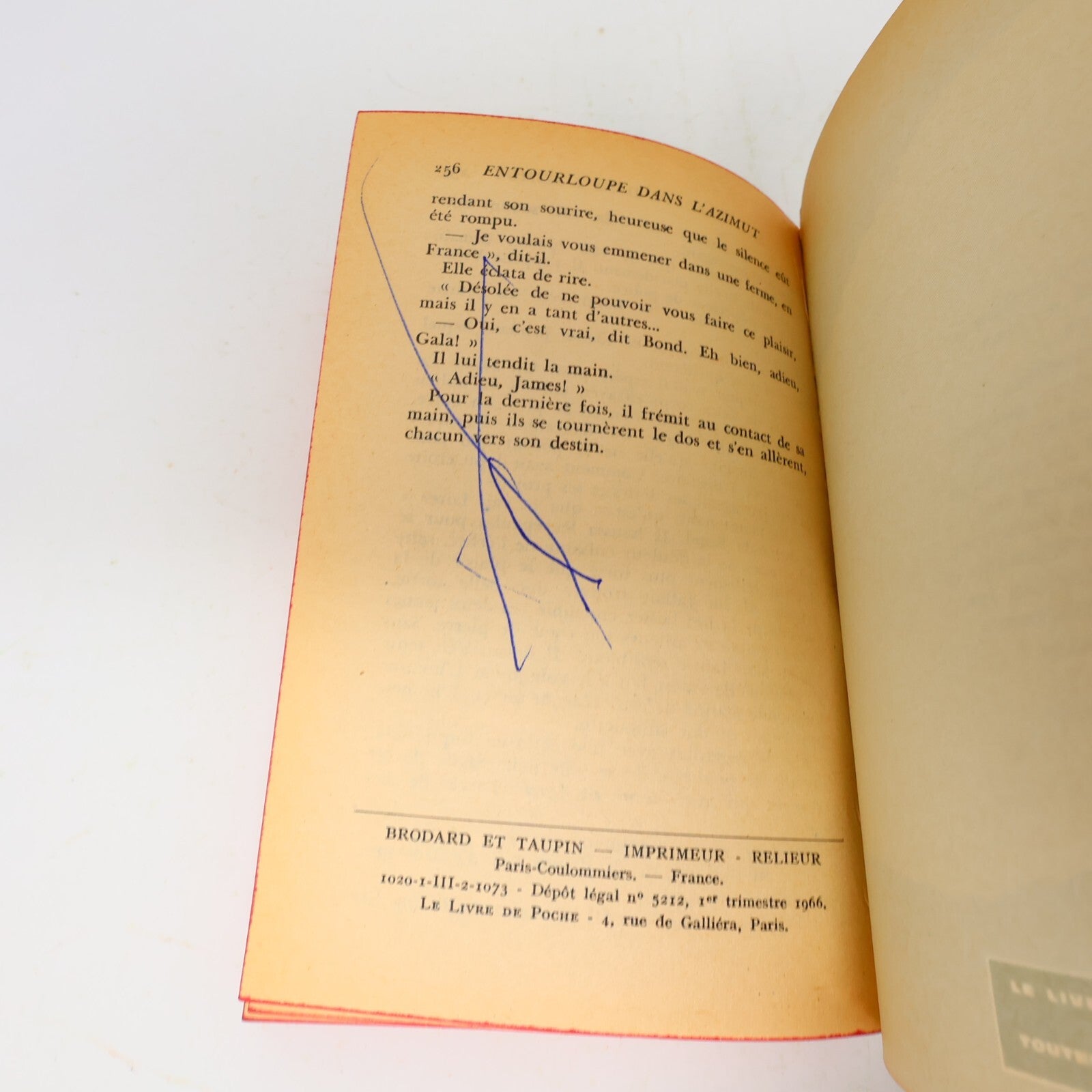 1966 Entourloupe dans l'Azimut Ian Fleming Gallimard Espionnage 007 James Bond
