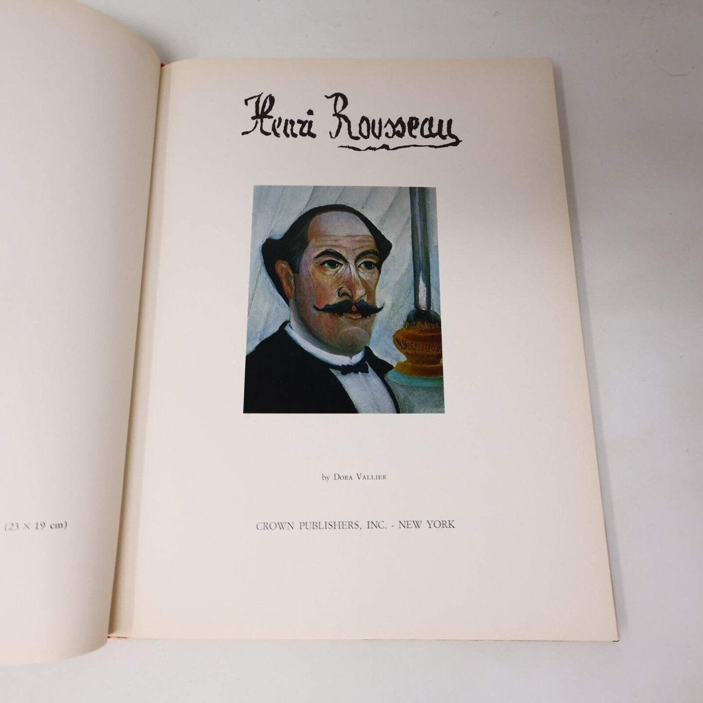1979 Henri Rousseau The Douanier a File Artist's Monograph by Dora Vallier Book