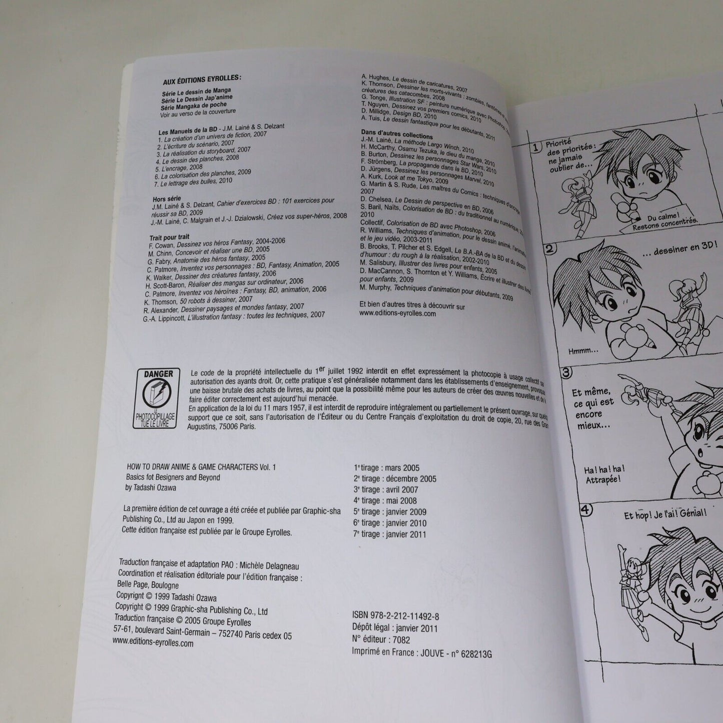 3x Le Dessin Jap'Anime #1-2, 4 Dessiner Japon Art Mangas Lot Livres Français PB