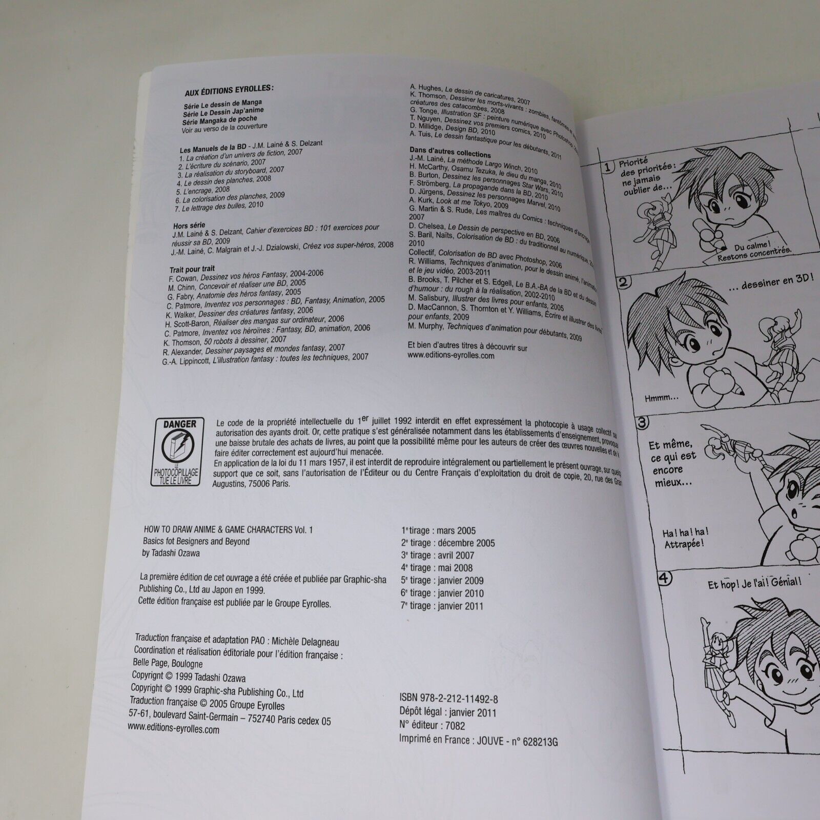3x Le Dessin Jap'Anime #1-2, 4 Dessiner Japon Art Mangas Lot Livres Français PB