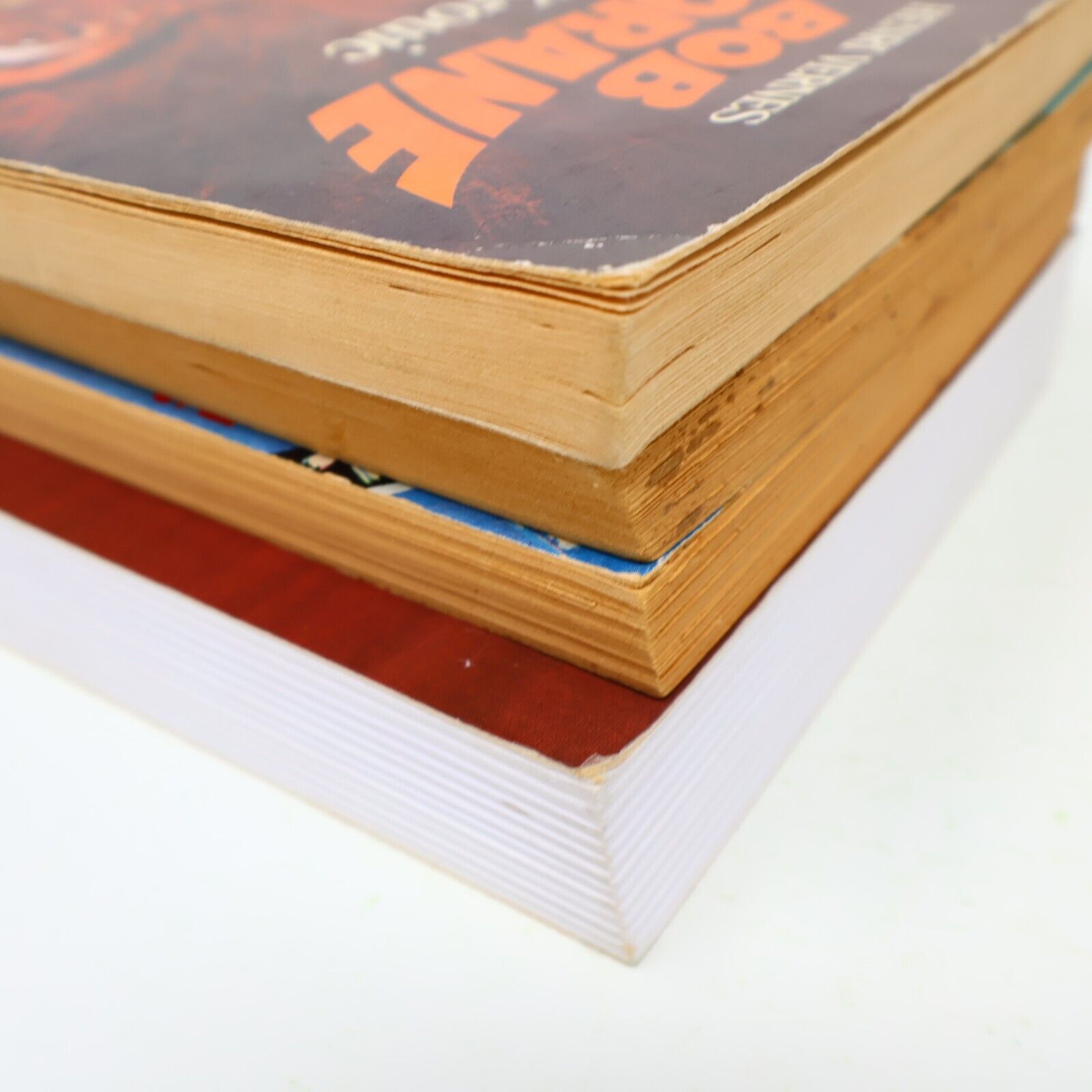 Lot 4 Livres Bob Morane Henri Vernes Marabout/Ananké Ombre Jaune Krouic French