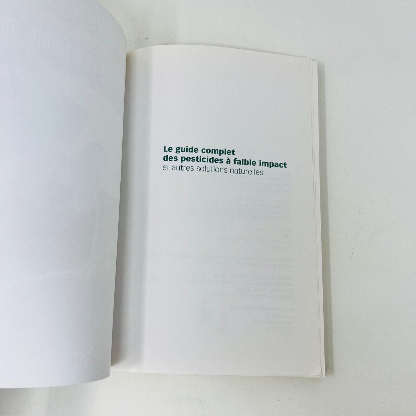 Guide Complet des Pesticides à Faible Impact et Solutions Naturelles M. Lévesque