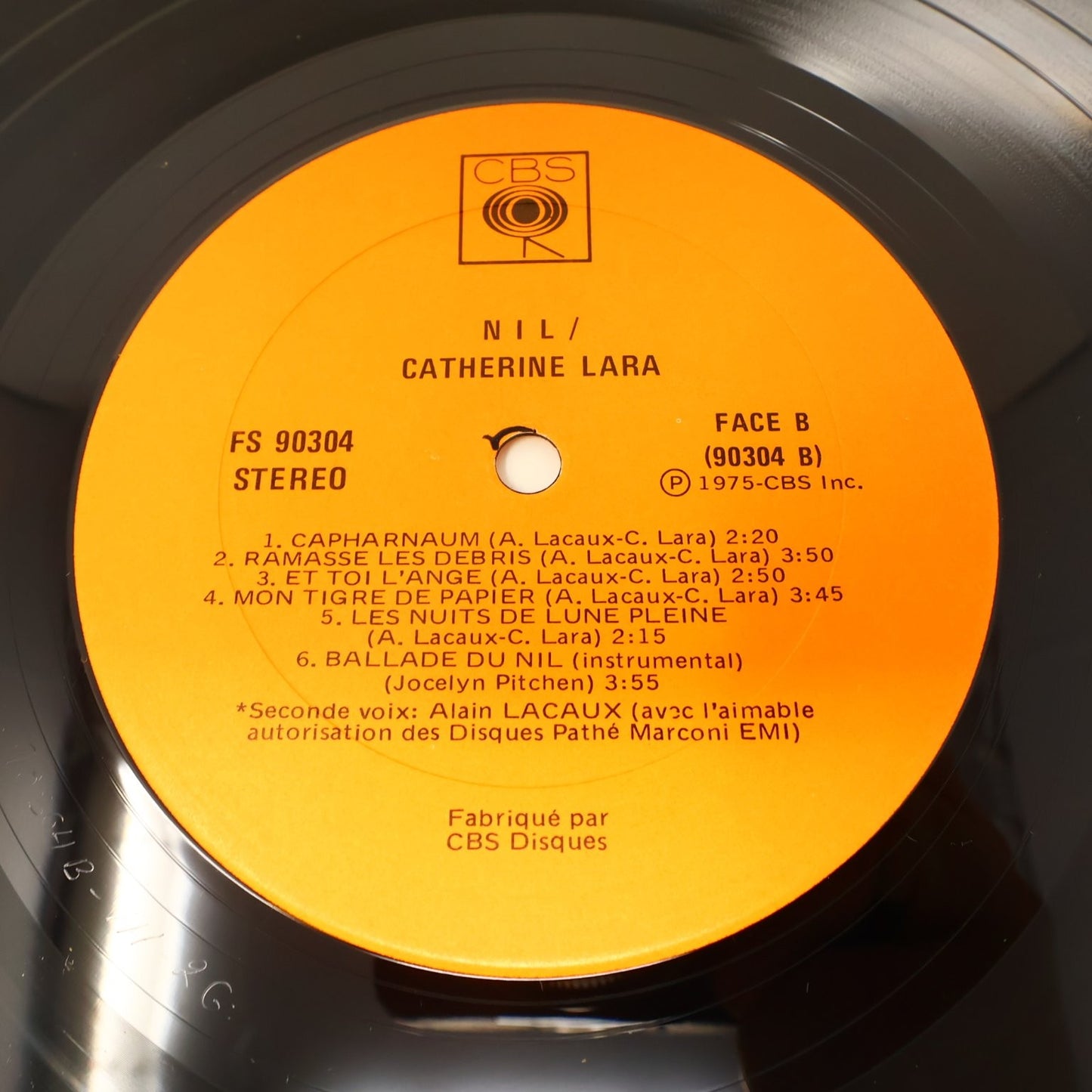 Catherine Lara Lot 3 Disques Nil/Coup D'feel/Éponyme LP 1972-1979 CBS 33RPM