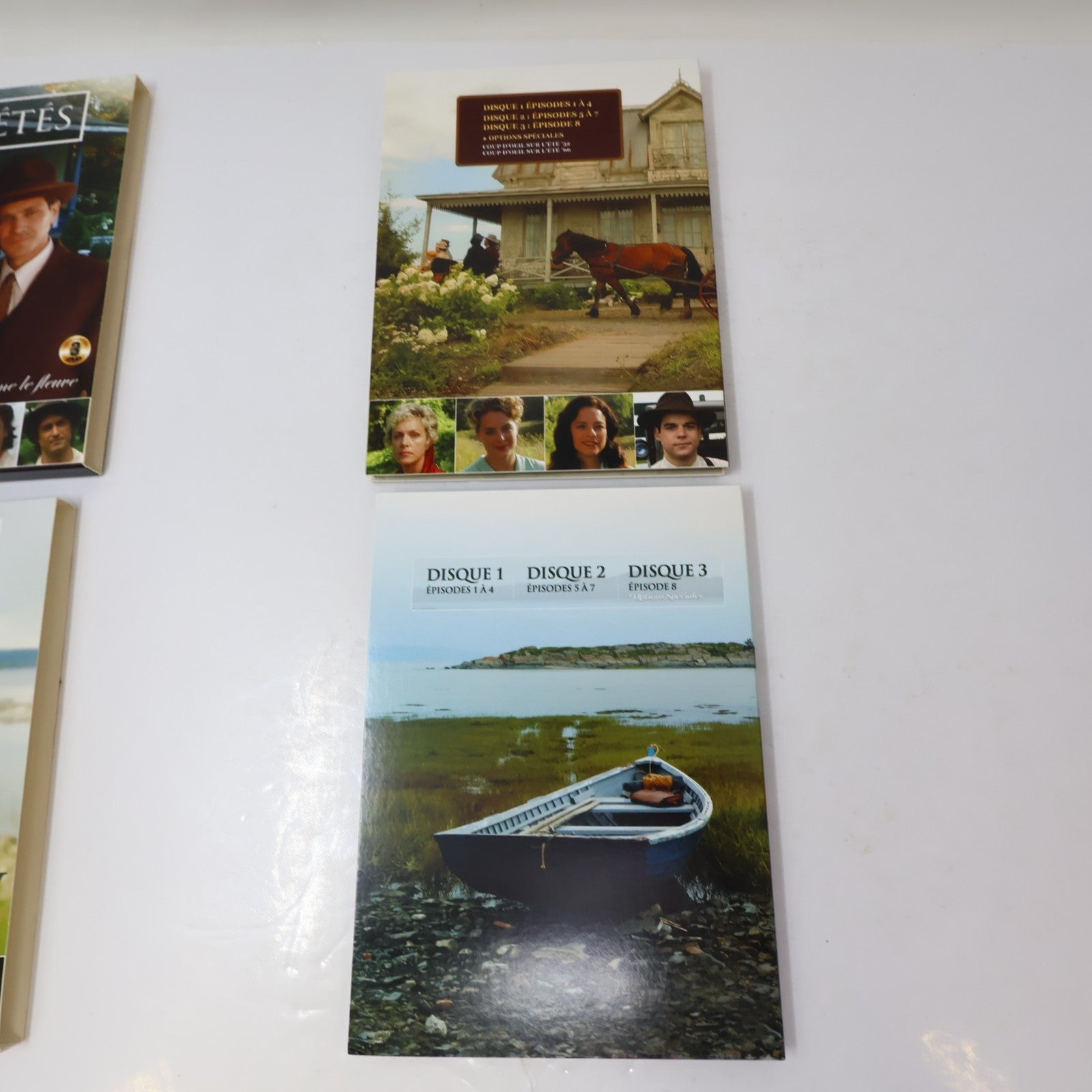 Nos Étés Saison #1-2-3-4 Lot 4 DVD Série Complète Patrick Labbé/Fanny Mallette