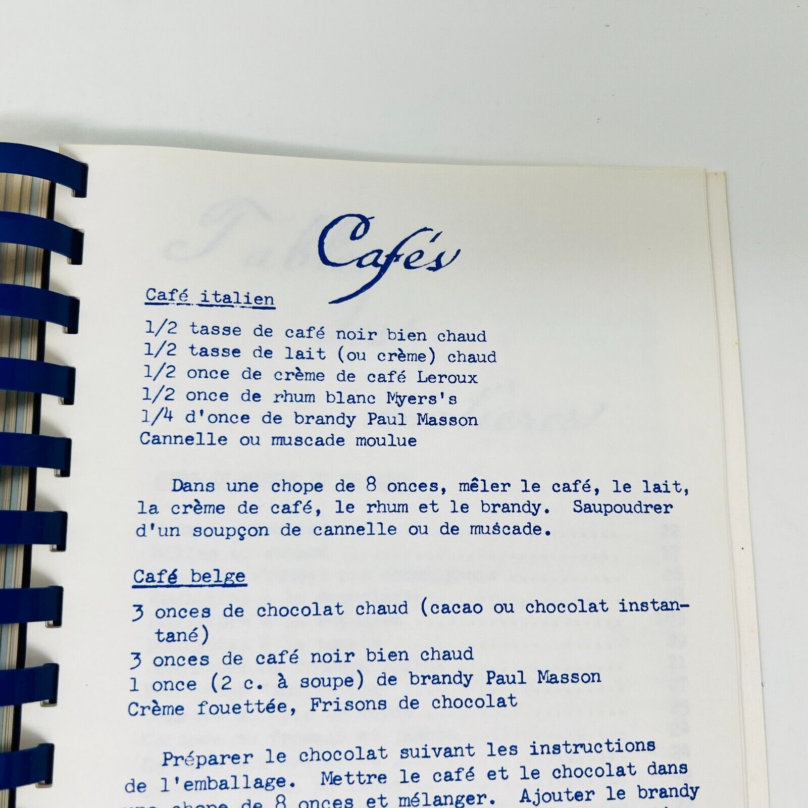 1984 Recettes d'Ici et d'Ailleurs Cuisine C. Garnier-Miville-Deschênes Gaspésie