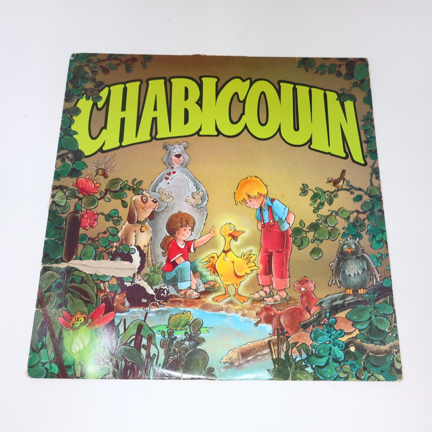 Chabicouin + À la Ferme Lot 2 Disques LP Enfants Français Kébec Disque L'Encrier