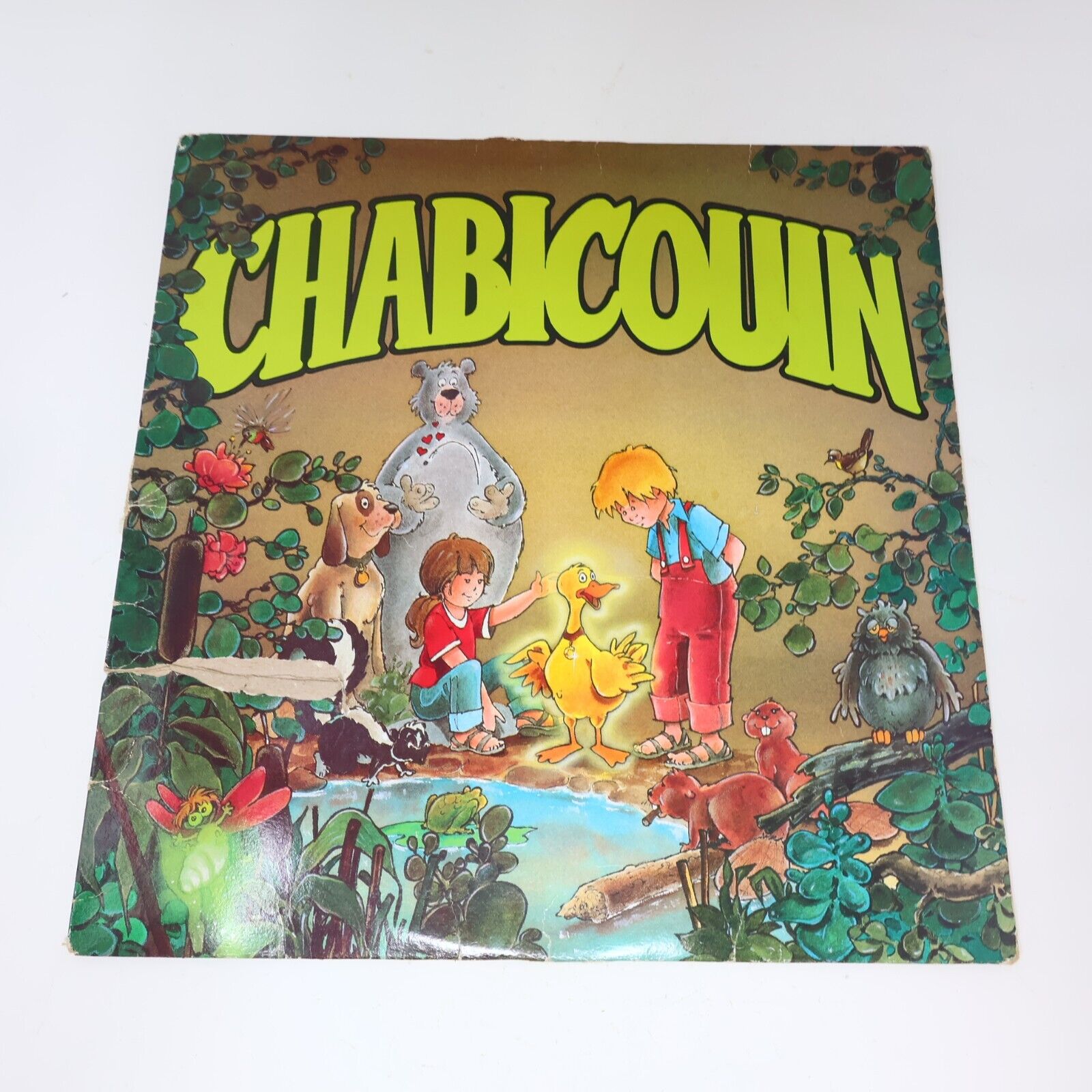 Chabicouin + À la Ferme Lot 2 Disques LP Enfants Français Kébec Disque L'Encrier