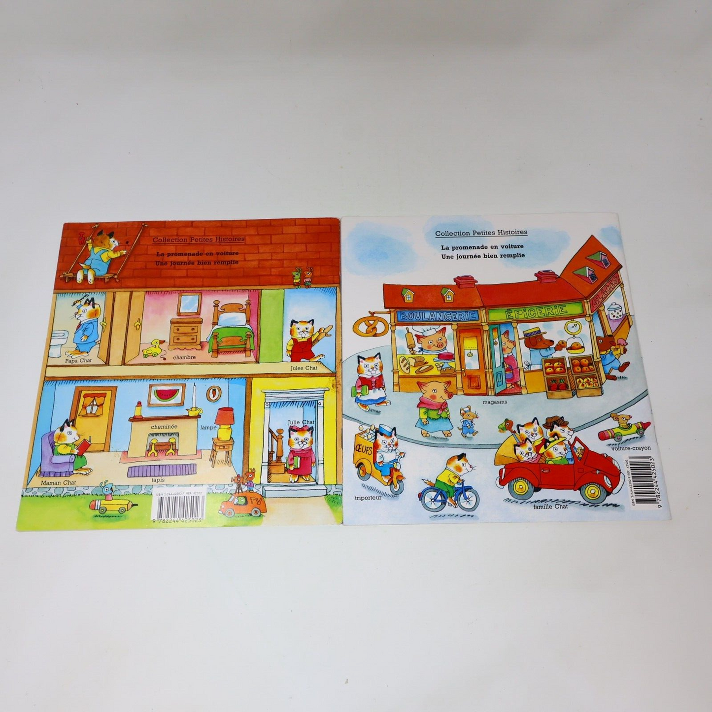 Lot 10 Livres Enfants Vintage Goldorak Belle et Sébastien Richard Scarry French