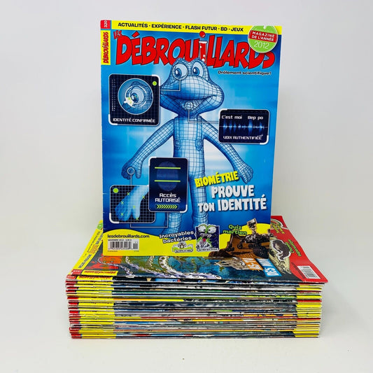 26x Les Débrouillards Magazines Enfants Français 2012-15 Années Incomplètes Lot