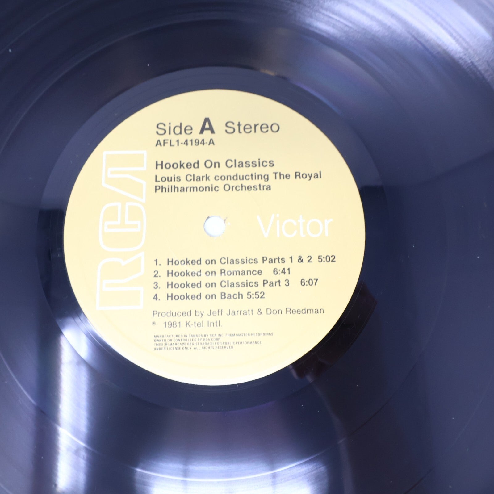 Hooked on Classics 1-2 Lot Louis Clark Royal Philharmonic Orchestra Record Vinyl