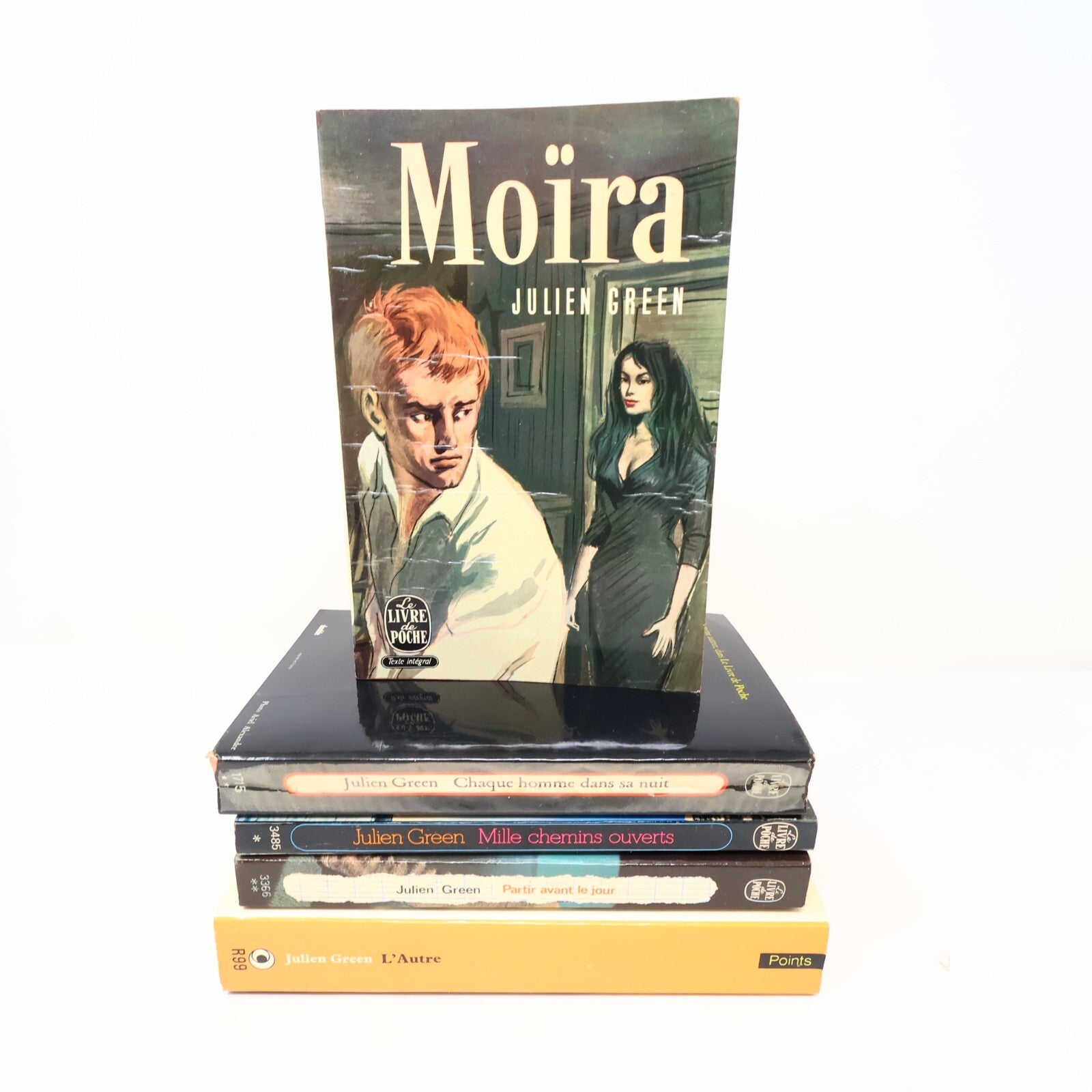 Julien Green Lot 5 Livres L'Autre/Moïra/Partir Avant le Jour Roman France French