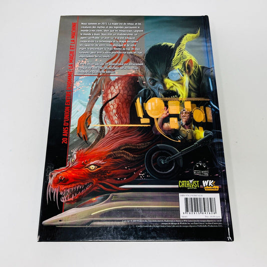 2009 Shadowrun Édition 20ème Anniversaire Livre en Français/French Hardcover RPG