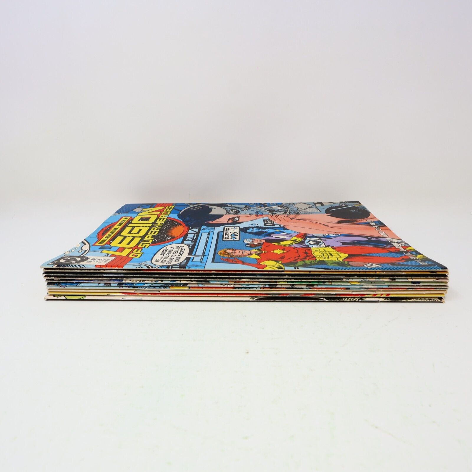 Lot 10 Comics Legion of Super-Heroes #42, 47-48, 51-56, 58 DC Levitz 1980s